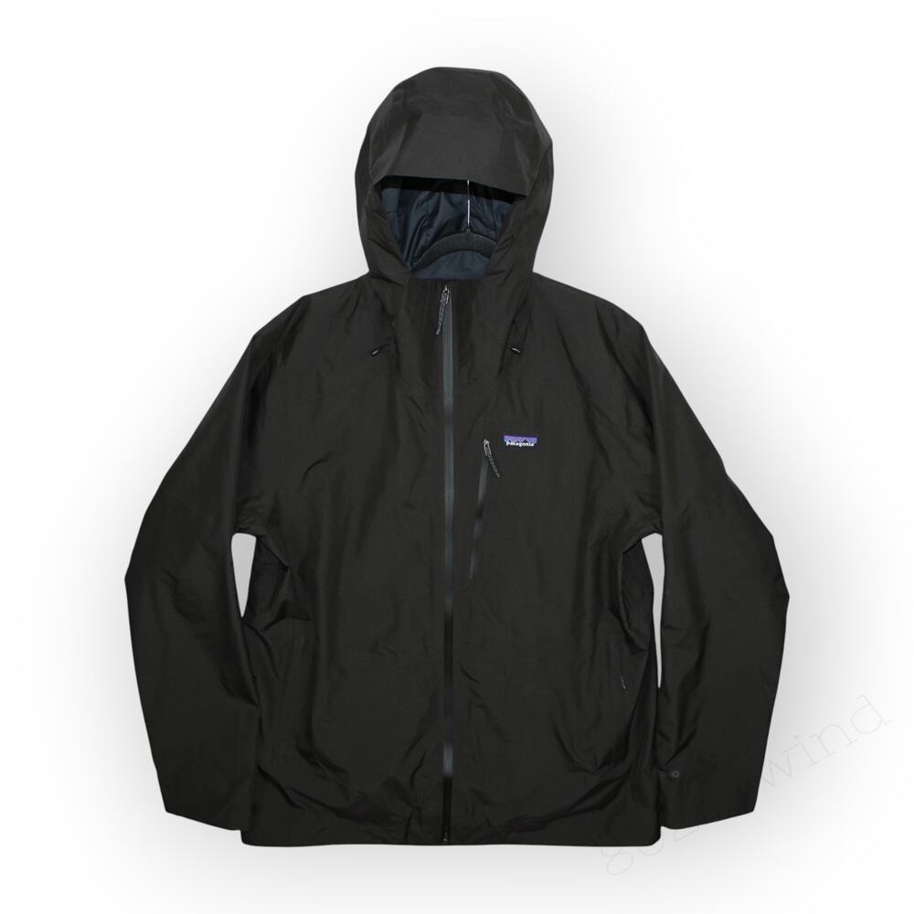Large Patagonia Powder Town Jacket Black 31625 Ski Snowboard Shell Outdoor - Picture 2 of 15